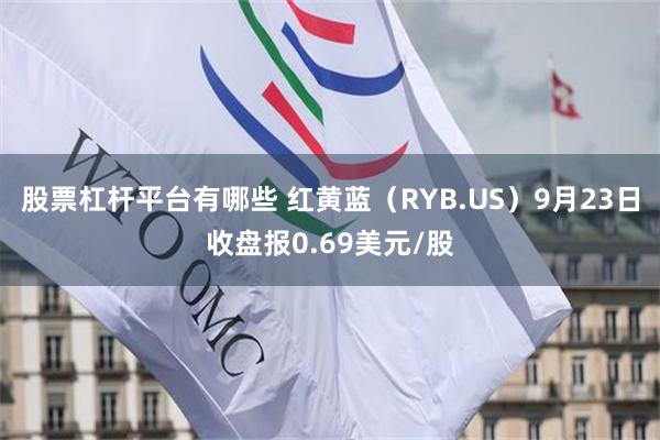 股票杠杆平台有哪些 红黄蓝（RYB.US）9月23日收盘报0.69美元/股