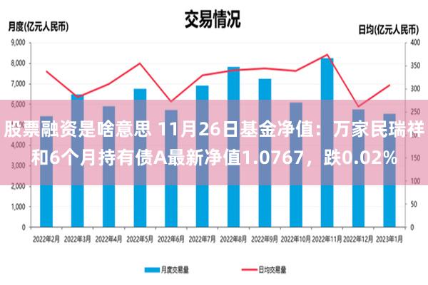 股票融资是啥意思 11月26日基金净值：万家民瑞祥和6个月持有债A最新净值1.0767，跌0.02%