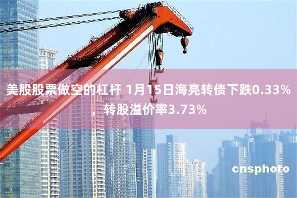 美股股票做空的杠杆 1月15日海亮转债下跌0.33%，转股溢价率3.73%