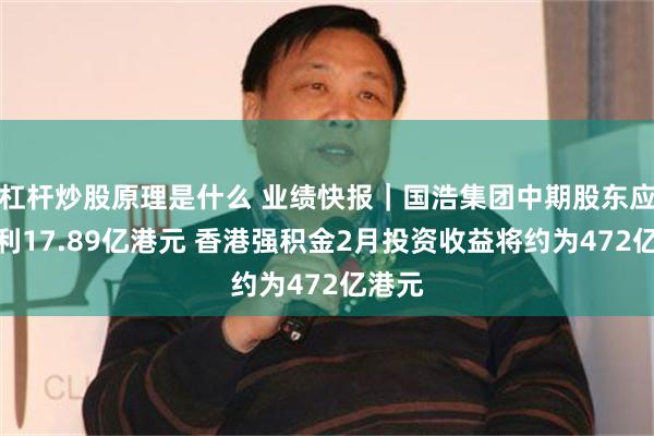 杠杆炒股原理是什么 业绩快报｜国浩集团中期股东应占溢利17.89亿港元 香港强积金2月投资收益将约为472亿港元